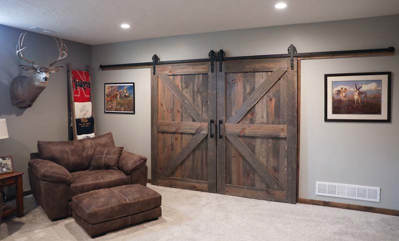Basement Barn Doors